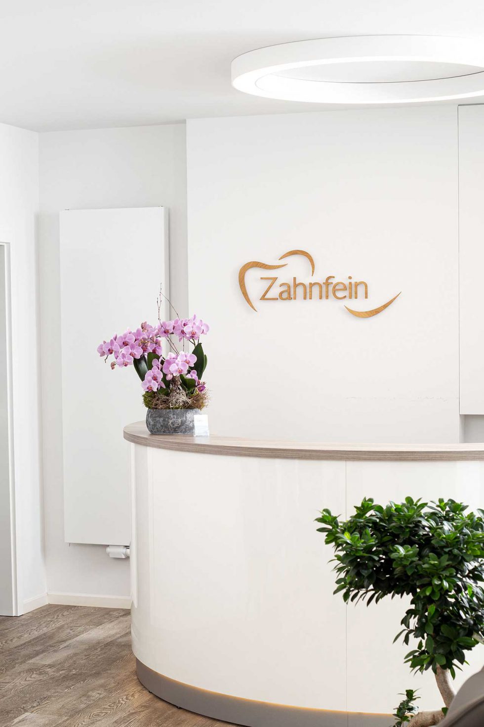 Tresen für die Patientenanmeldung