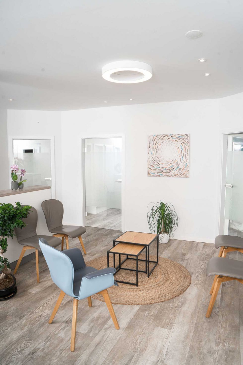 Ansicht unseres Wartezimmers